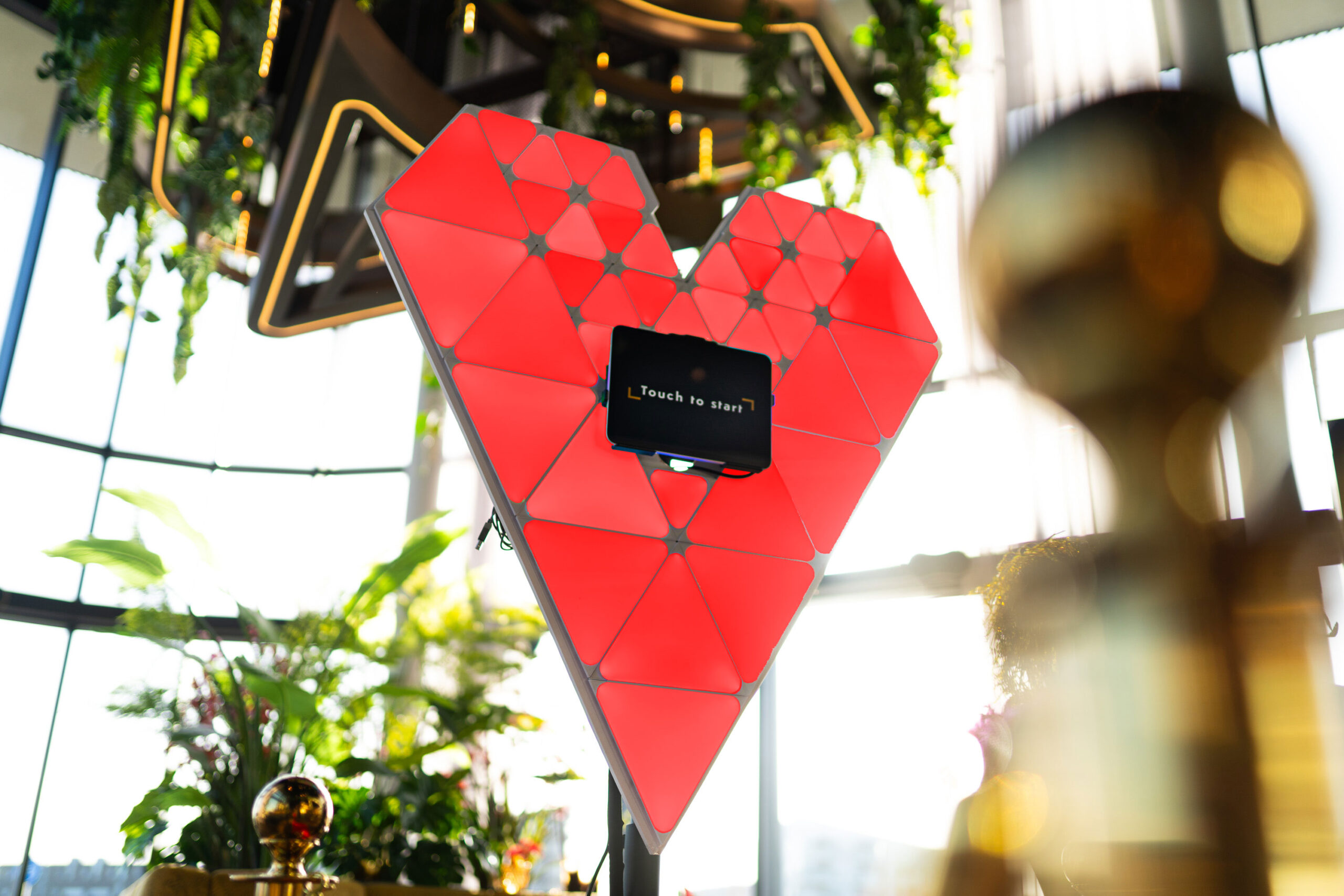 Love photobooth LED-hart huren Tilburg